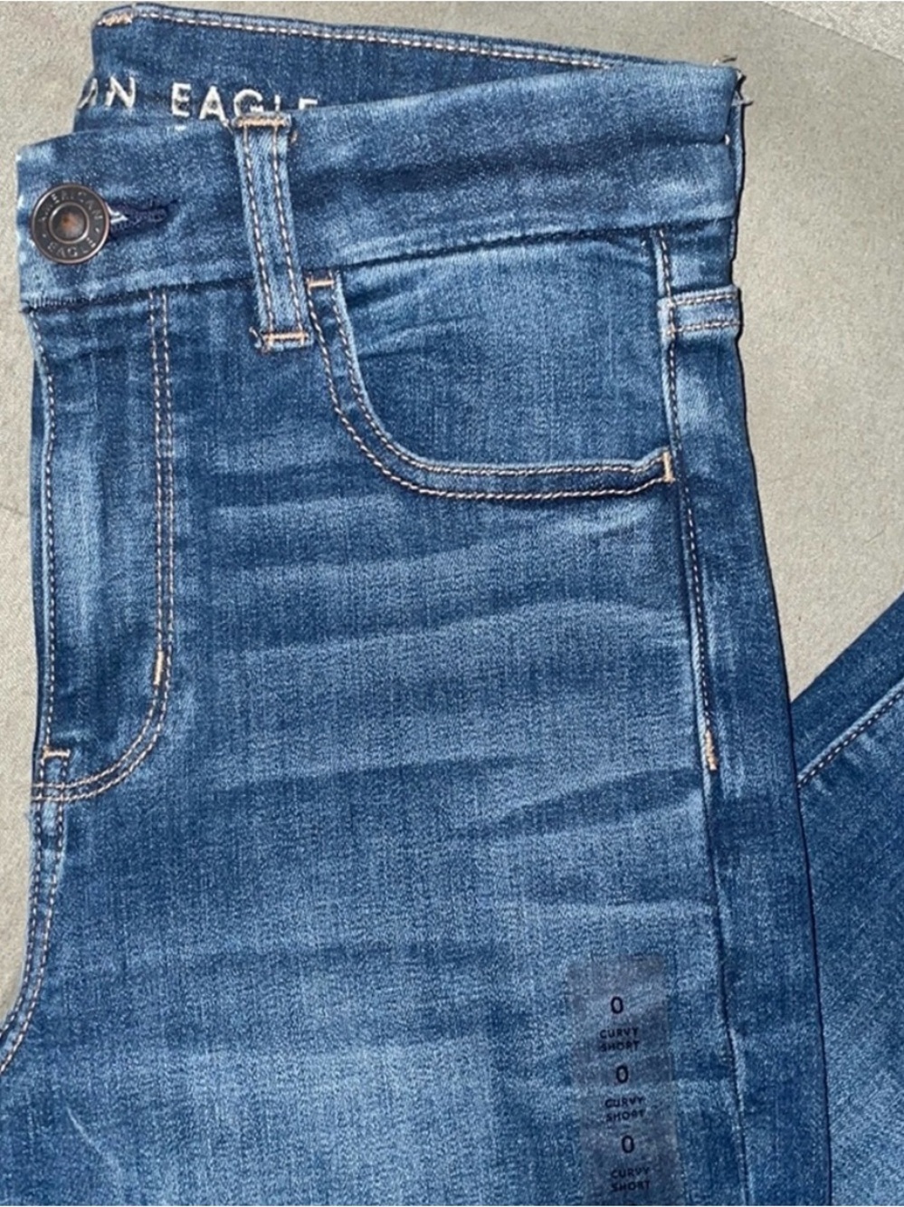 American Eagle Outfitters High-Rise Indigo Blue Women’s Jeans - Picture 7 of 16